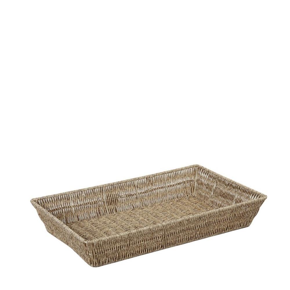 ΚΑΛΑΘΙ SYNTH. RATTAN GN1/2 ΜΠΕΖ 32,5Χ26,5Χ10ΕΚ  (smA) Espiel KOD121
