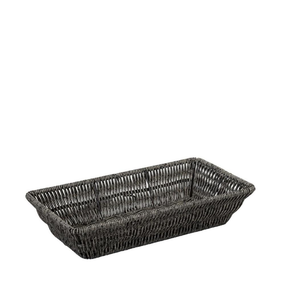 ΚΑΛΑΘΙ SYNTH. RATTAN GN1/3 ΓΚΡΙ 32,5Χ17,5Χ6,5ΕΚ (smA) Espiel KOD223