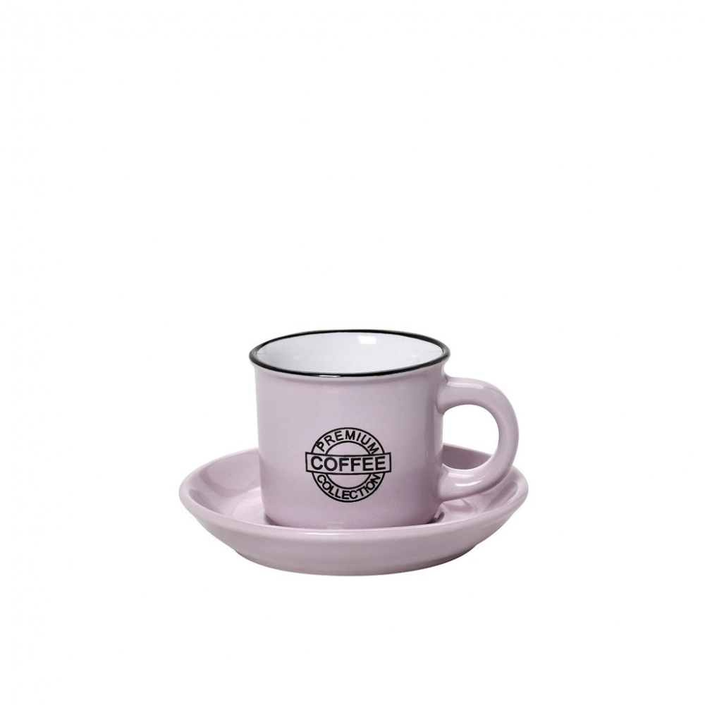 DIS. COFFEE ΦΛΙΤΖ.&ΠΙΑΤ. ESPRESSO  ΡΟΖ 90ML 11x6.3EK Espiel HUN305K12