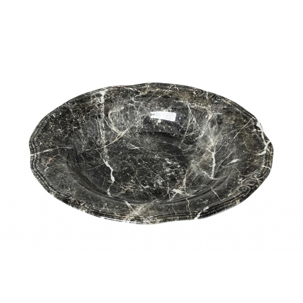MARBLE ΠΙΑΤΟ ΒΑΘΥ ΜΑΥΡΟ 24ΕΚ. | Συσκευασία 6 τμχ Espiel RPM202K6