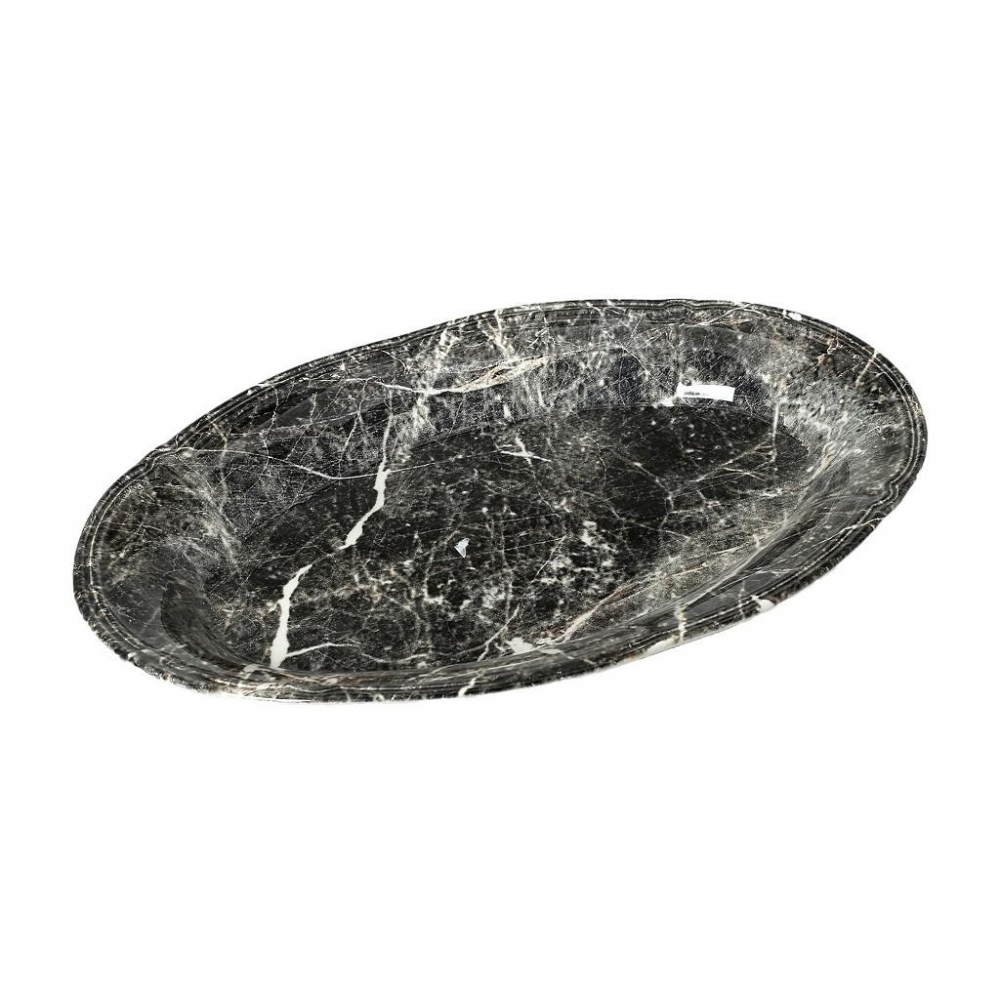 DIS. MARBLE ΠΙΑΤΕΛΑ ΟΒΑΛ ΜΑΥΡΟ 33Χ22ΕΚ Espiel RPM206K2