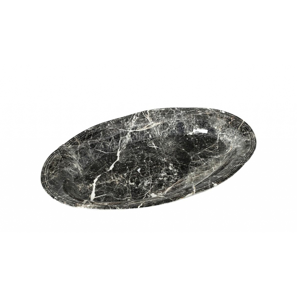 MARBLE ΠΙΑΤΕΛΑ ΟΒΑΛ ΜΑΥΡΟ 22Χ14ΕΚ Espiel RPM208K6