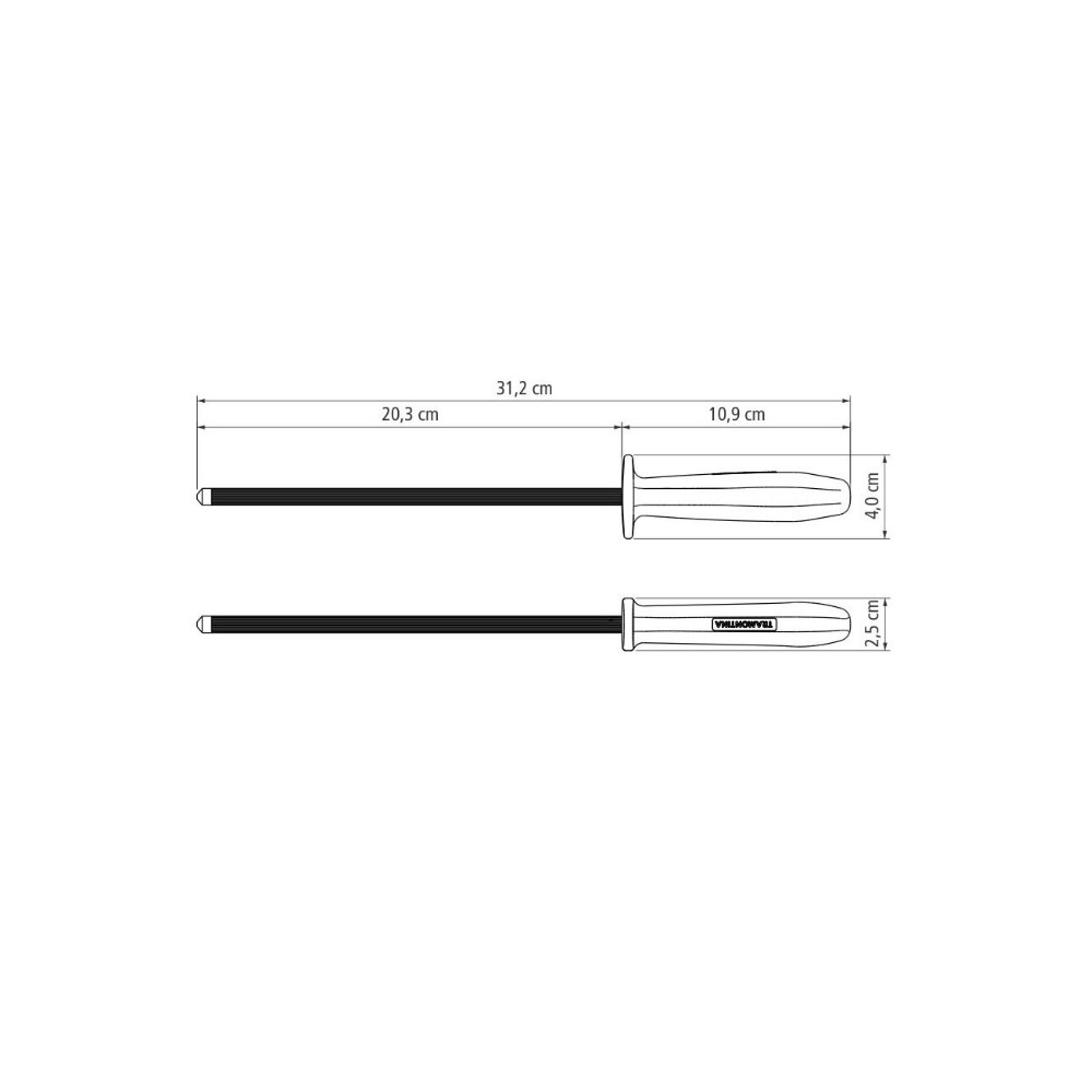 Ακονιστήρι 20,32εκ. Carbon Plastona 020.22969.108