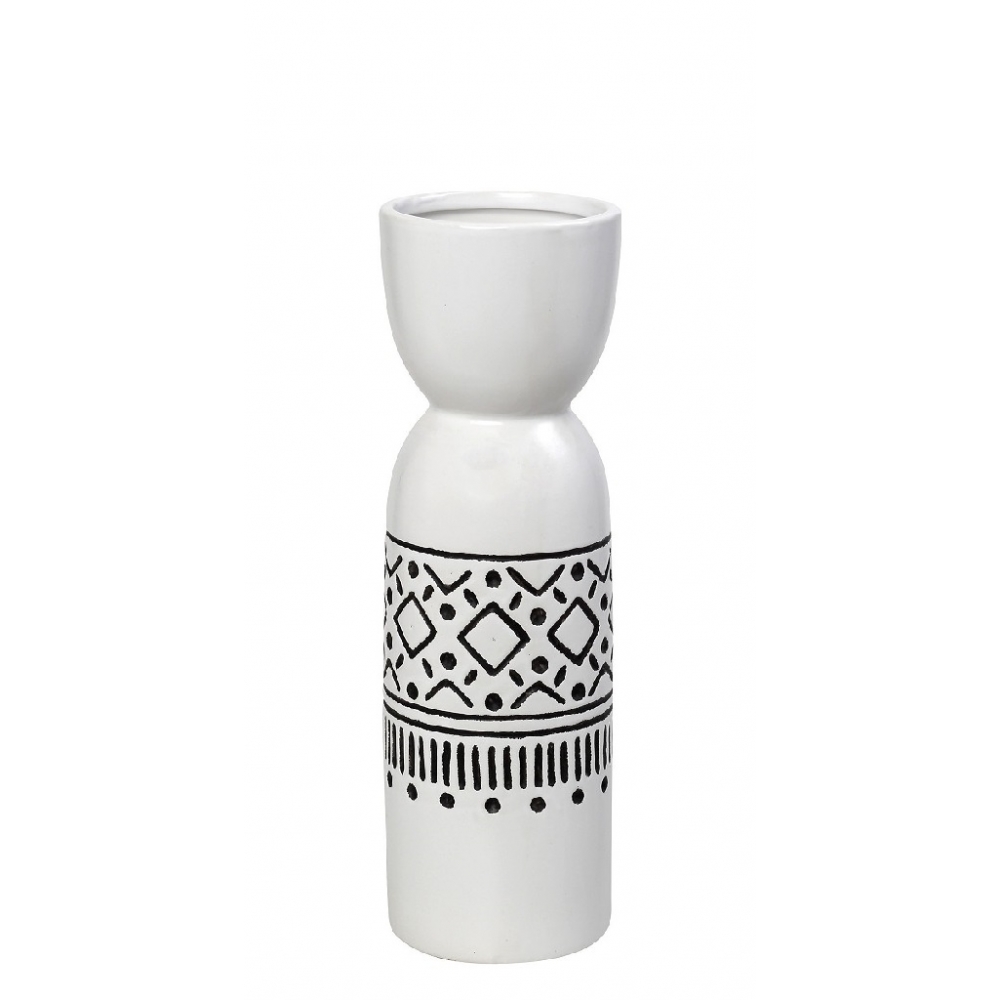 BAZO ΚΕΡΑΜΙΚ. ΛΕΥΚΟ TRIBAL 12Χ12Χ37,5ΕΚ. Espiel CER2301