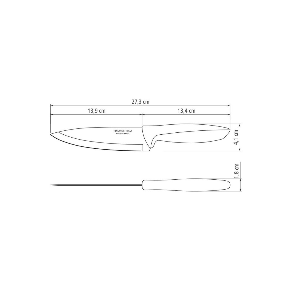 Μαχαίρι 15.24εκ.PLENUS Plastona 020.23426.106