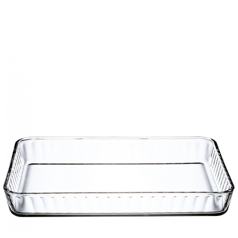 Χ.ΣΥΣΚ. BORCAM RECT. TRAY TEMPERED 40X27X6CM 3800CC P/168 OB6 (smB) Espiel SP59204K1