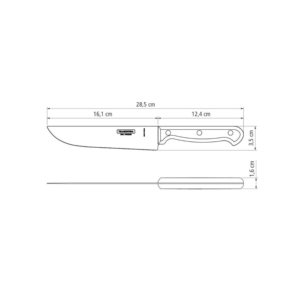 Μαχαίρι κουζίνας 15.24εκ. Ultracorte Plastona 020.23857.106