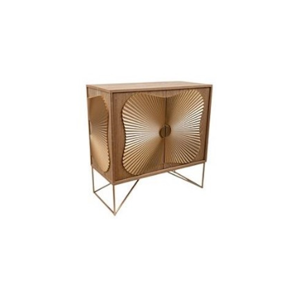 ΕΠΙΠΛΟ ΜΠΟΥΦΕΣ MDF ΚΑΦΕ ΧΡΥΣΟΣ 78,5Χ38Χ80ΕΚ Idea Home 24.39.51286