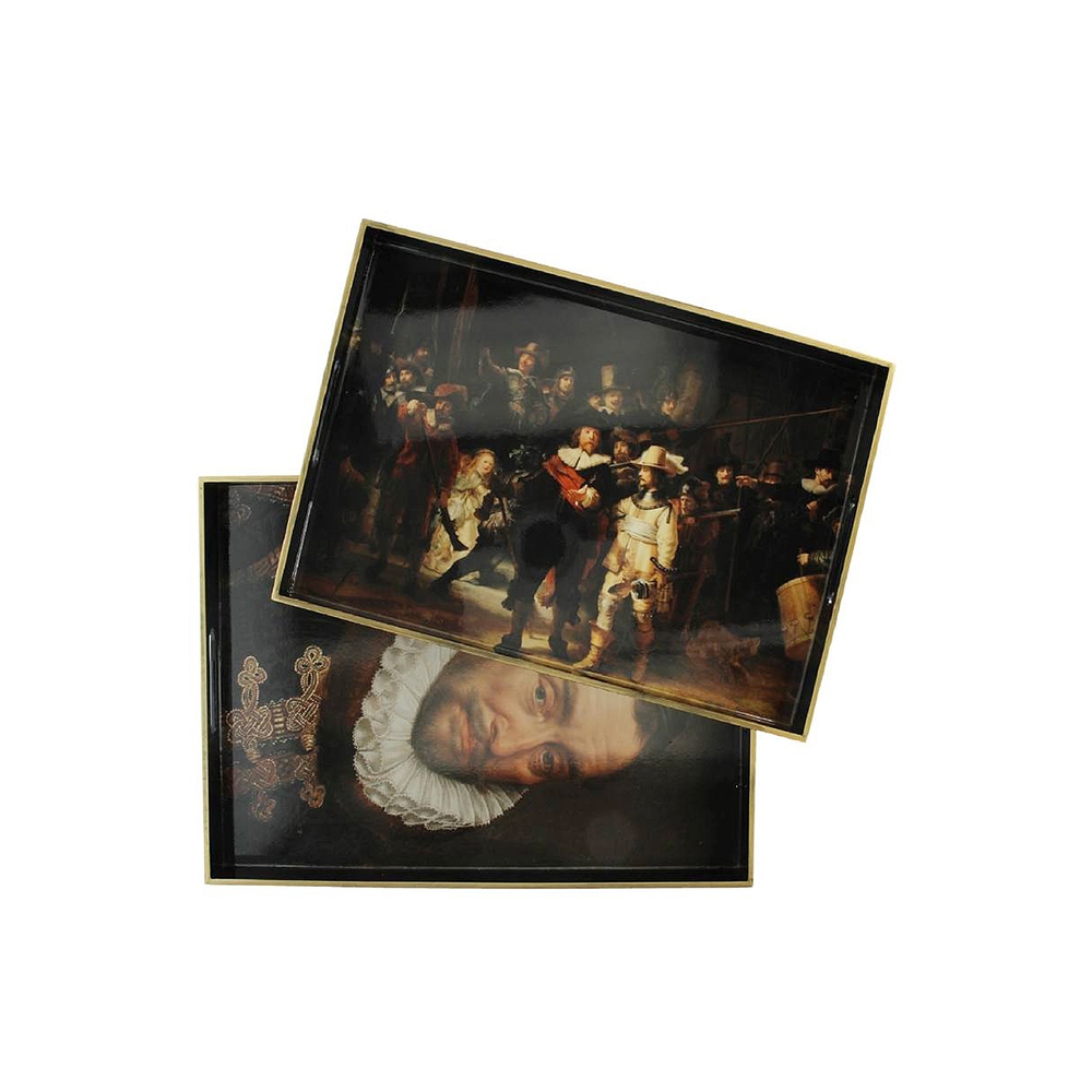 Δίσκοι Σ/2 με έργα του Rembrandt σε photoprint 35x50cm Zaros XET-7134