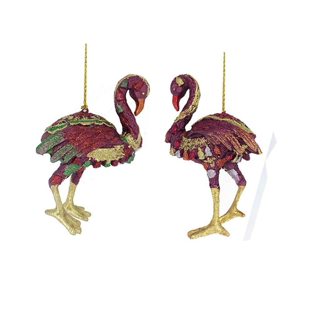 Στολίδι Flamingo,15cm Zaros KD123