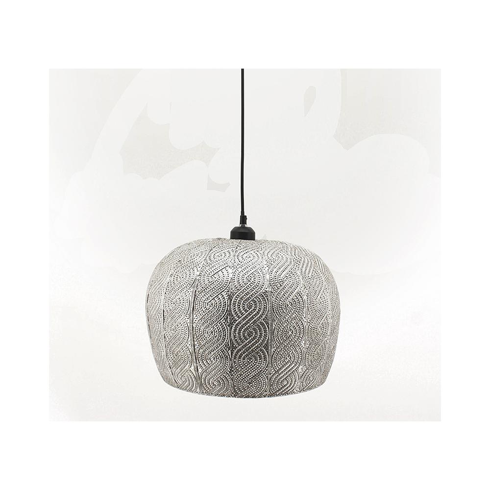 Φωτ/κο οροφής Moroccan ασημί 36x31cm Zaros HT605