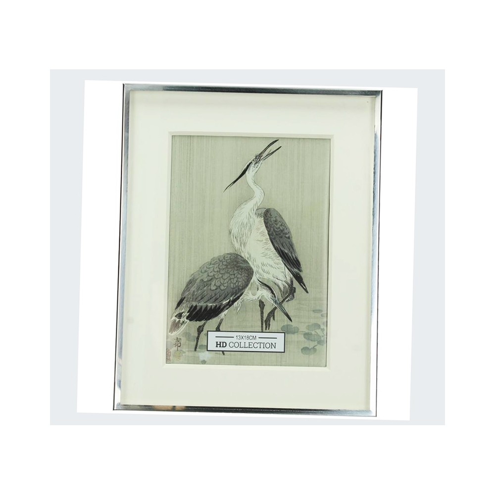 Φωτ/θήκη κορνίζα inox με γκραβούρα, 13x18cm Zaros XET-2795