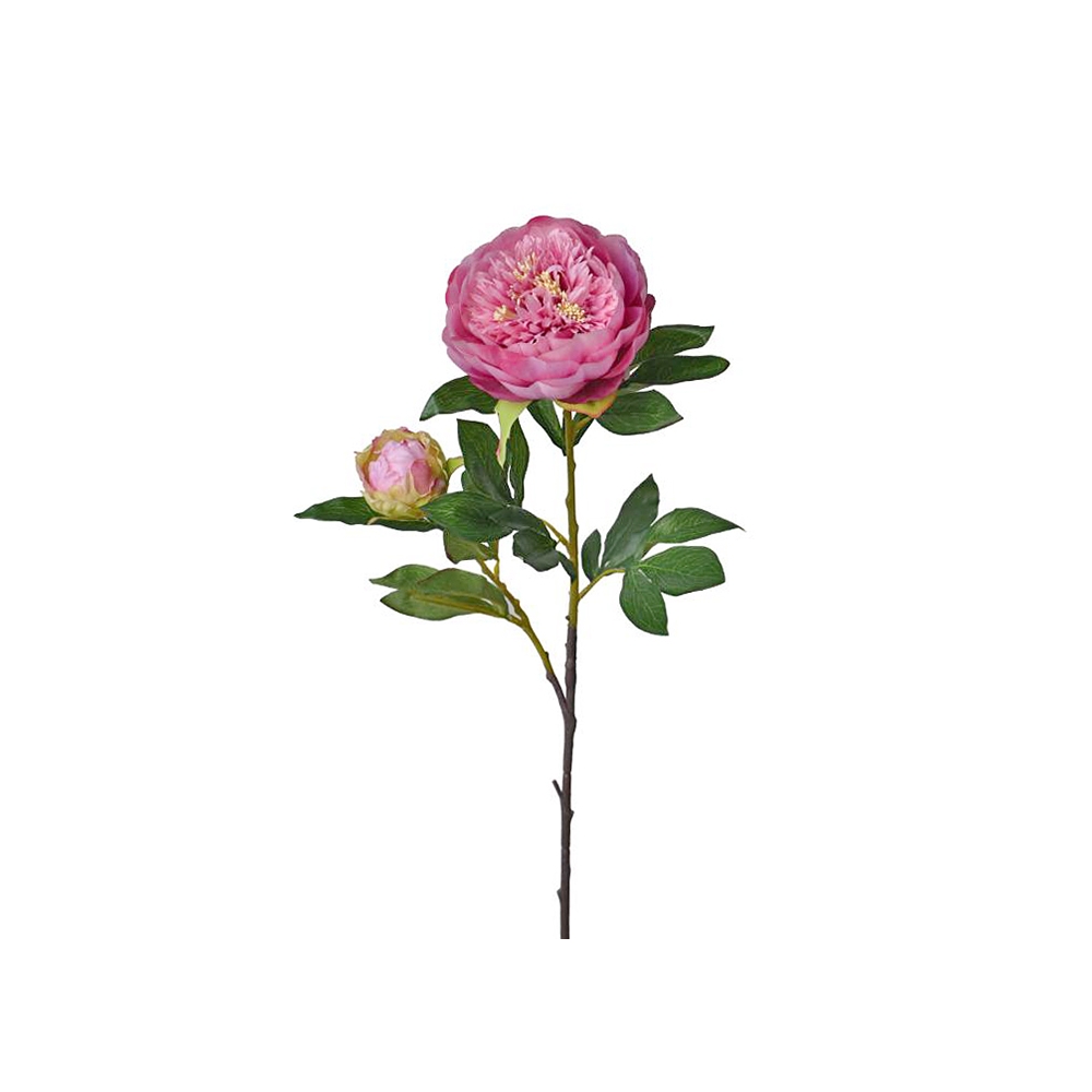 Παιώνια κλαδί x 1 μπουμπούκι, ροζ 96cm Zaros AX712