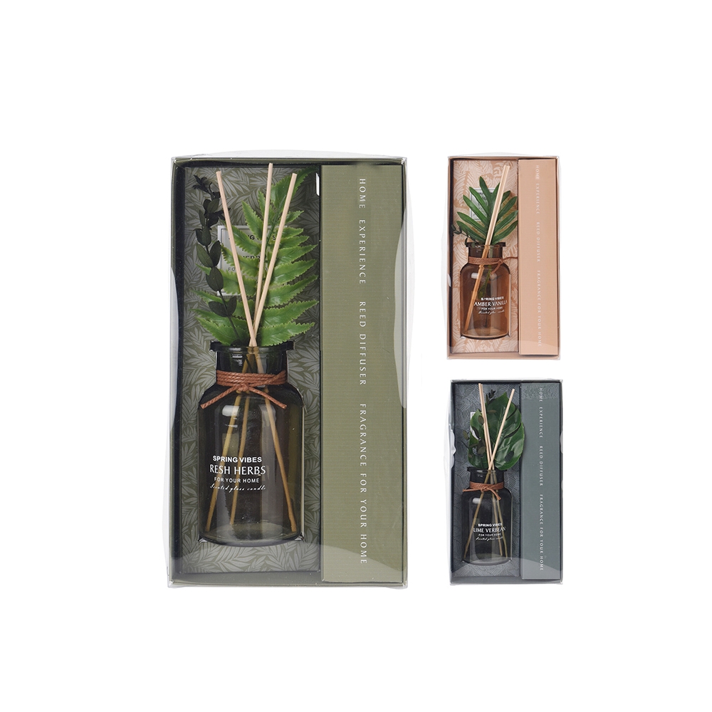 Αρωματικό ελαιο με στικς,200ml, 3 herbal αρώματα 15x7x27 Zaros CA300