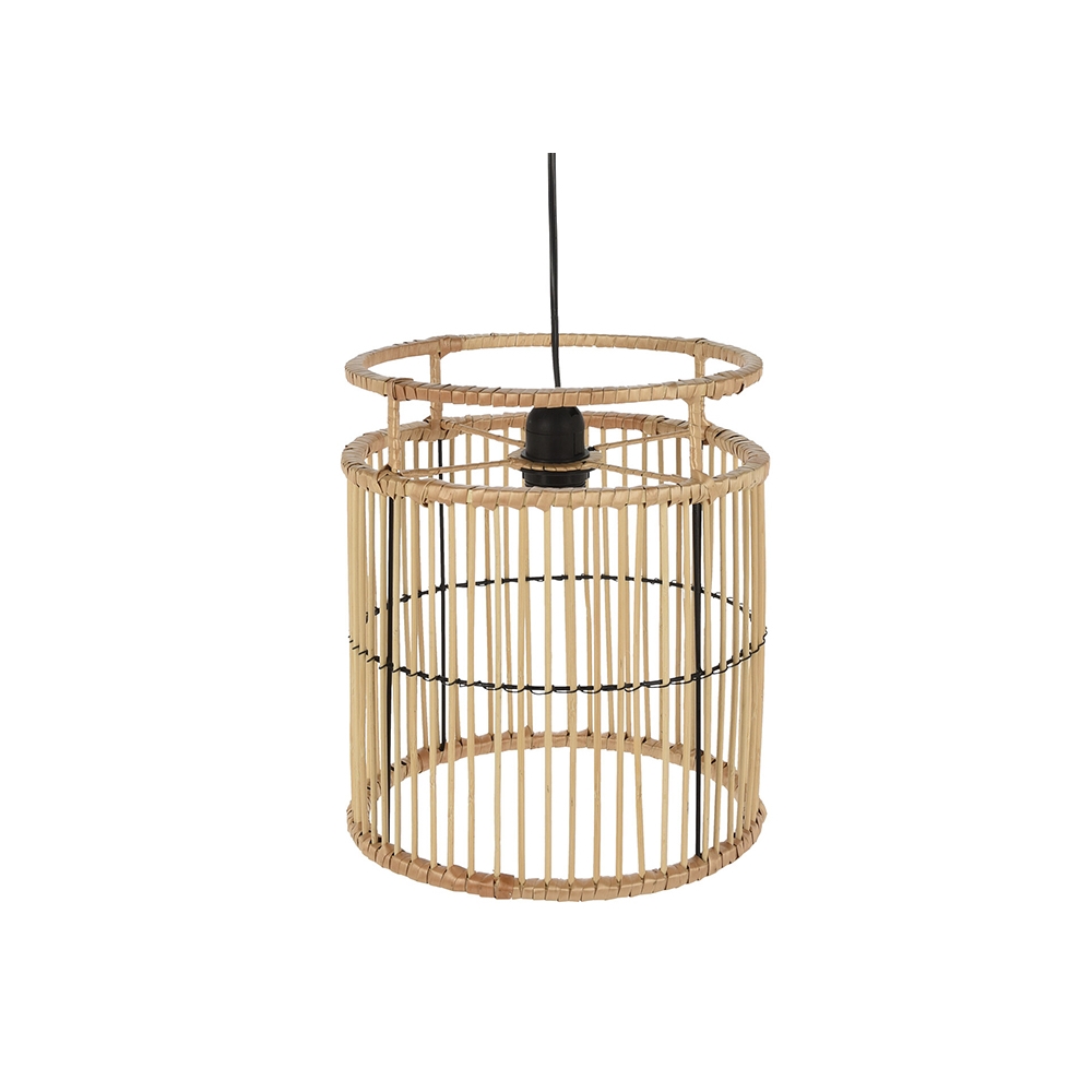 Φωτιστικό οροφής καπέλο Bamboo φυσικό χρ.,28x30cm Zaros LS218