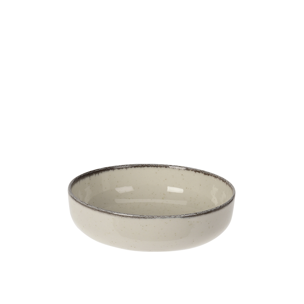 Βαθύ πιάτο/μπωλ 15cm σε μπεζ πορσελάνη Zaros KZ230