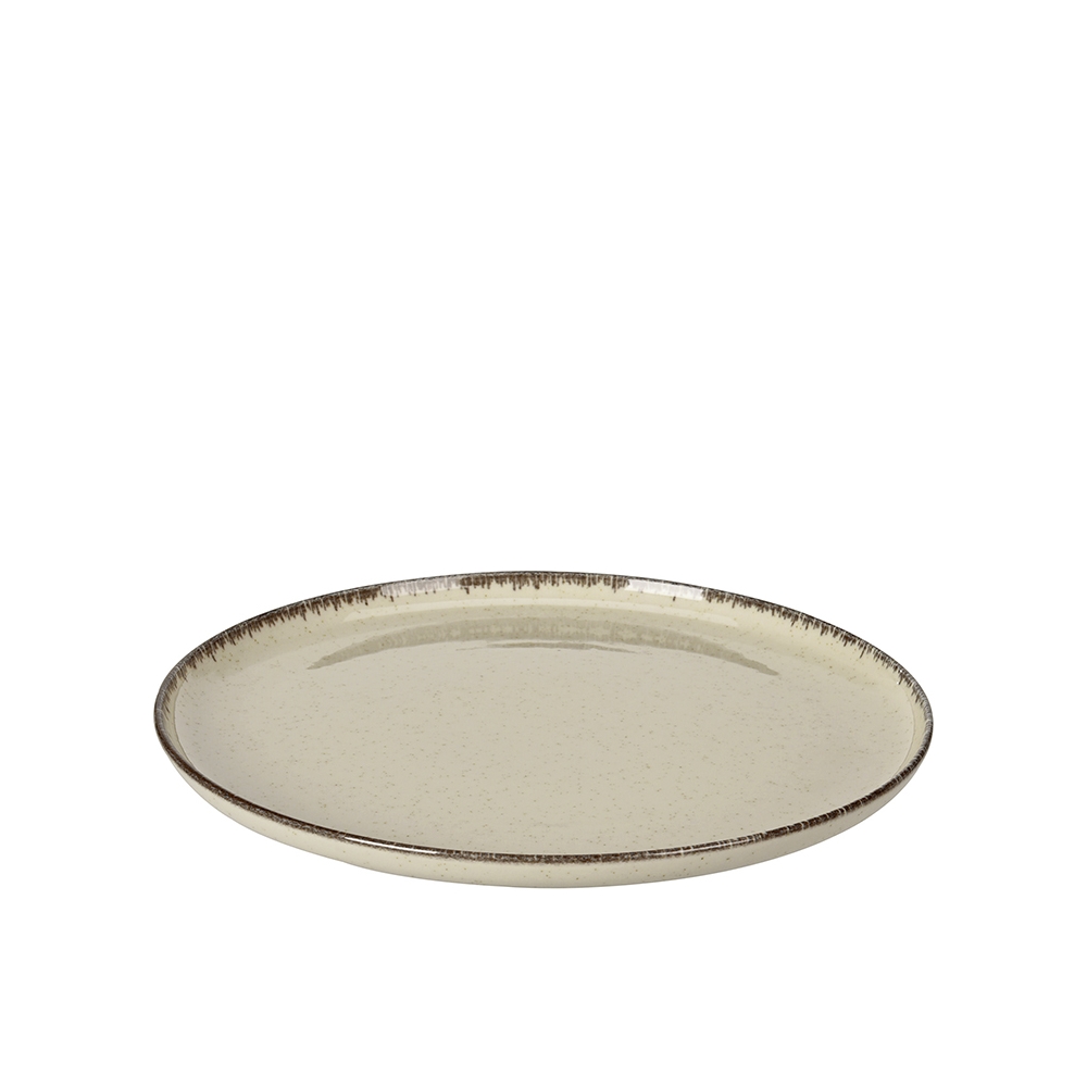 Πιάτο πορσελάνης φαγητού 27x2,5cm,μπεζ χρ. Zaros KZ232