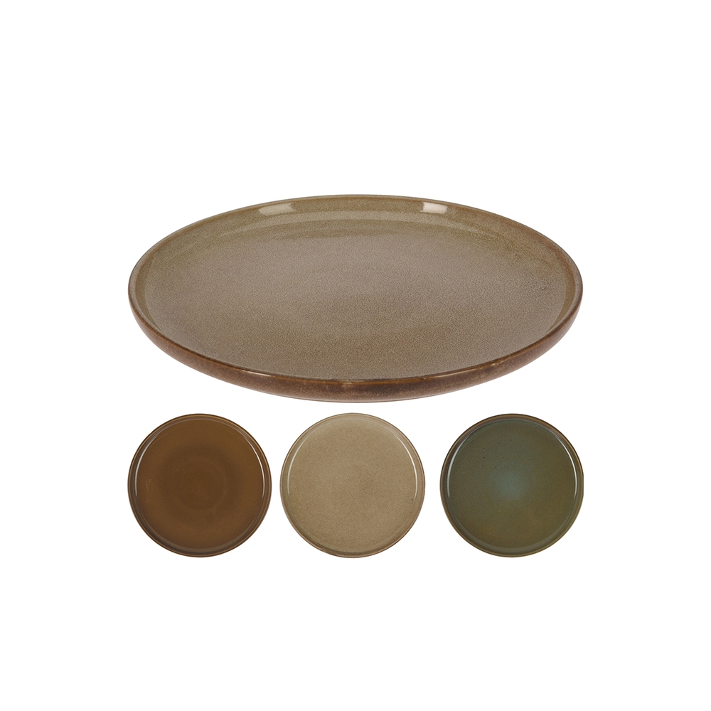 Ρηχό πιάτο stoneware 