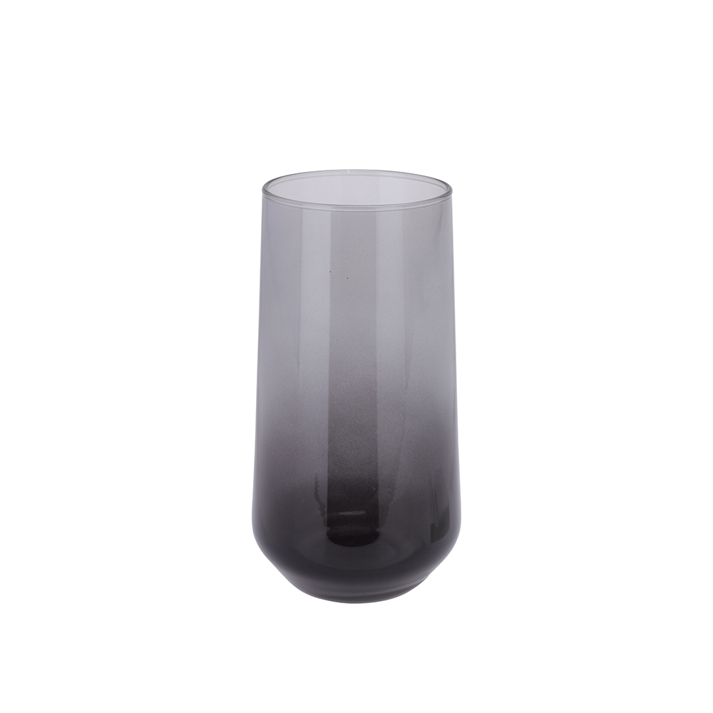 Ποτήρι νερού 7x15cm/350ml, ντεγκραντέ μαύρο χρ. Zaros KZ258