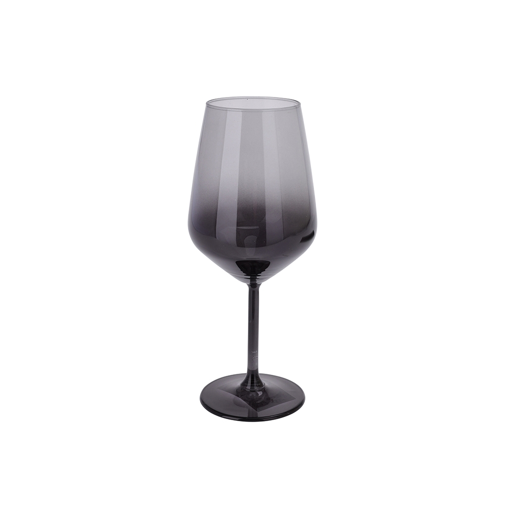 Ποτήρι κρασιού 7x15cm/490ml,ντεγκραντέ μαύρο χρ. Zaros KZ259