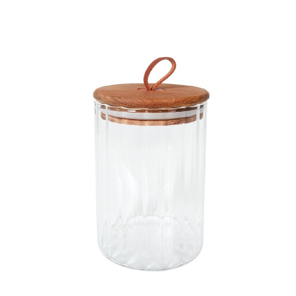 ΔΟΧΕΙΟ BOROSILICATE ΣΤΡΟΓΓ. OPTIC ΜΕ ΚΑΠΑΚΙ ΑΚΑΚΙΑΣ 480ML 8,2X12,9ΕΚ Espiel DOP205K6