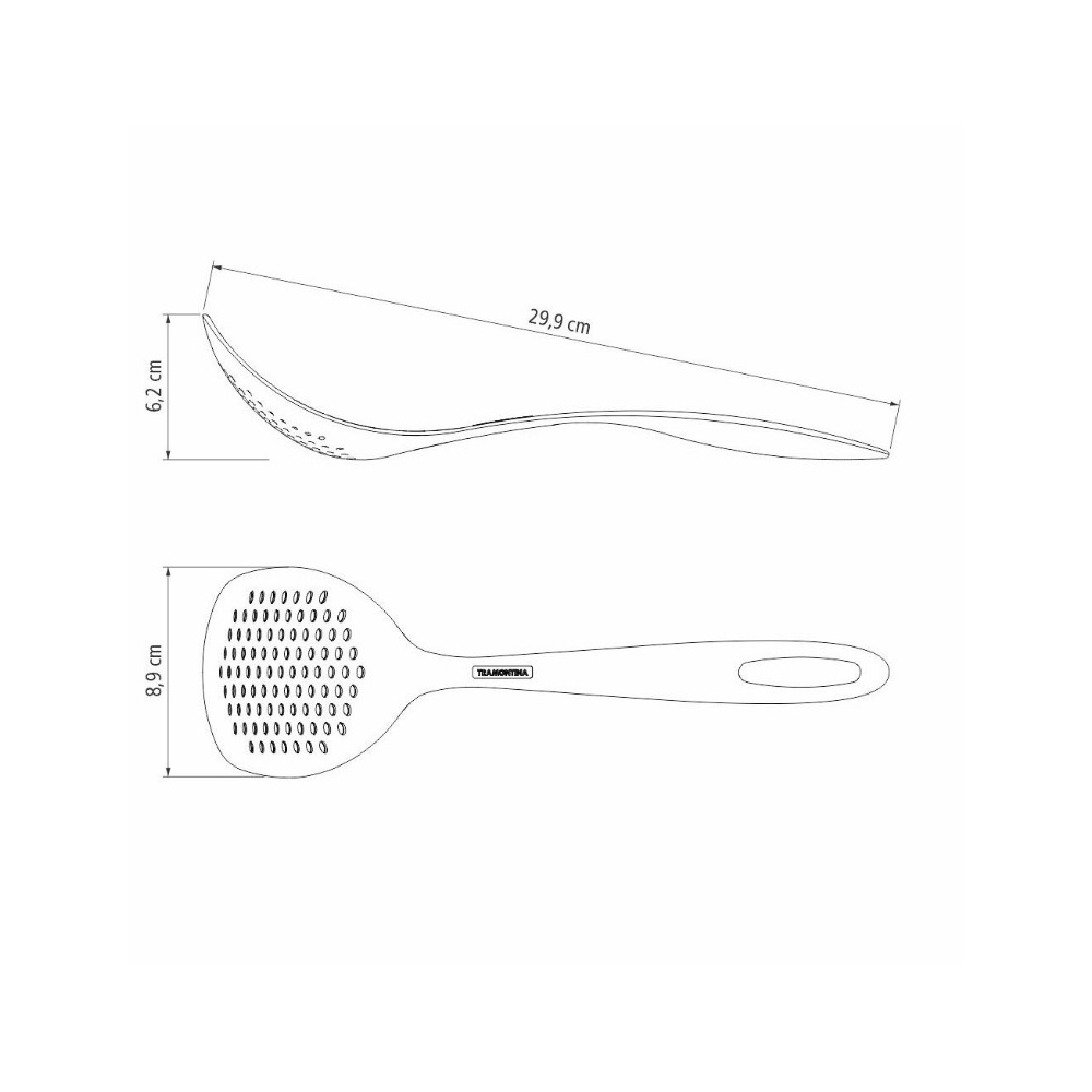 Σπάτουλα τρυπητή Ability Plastona 020.25158.160