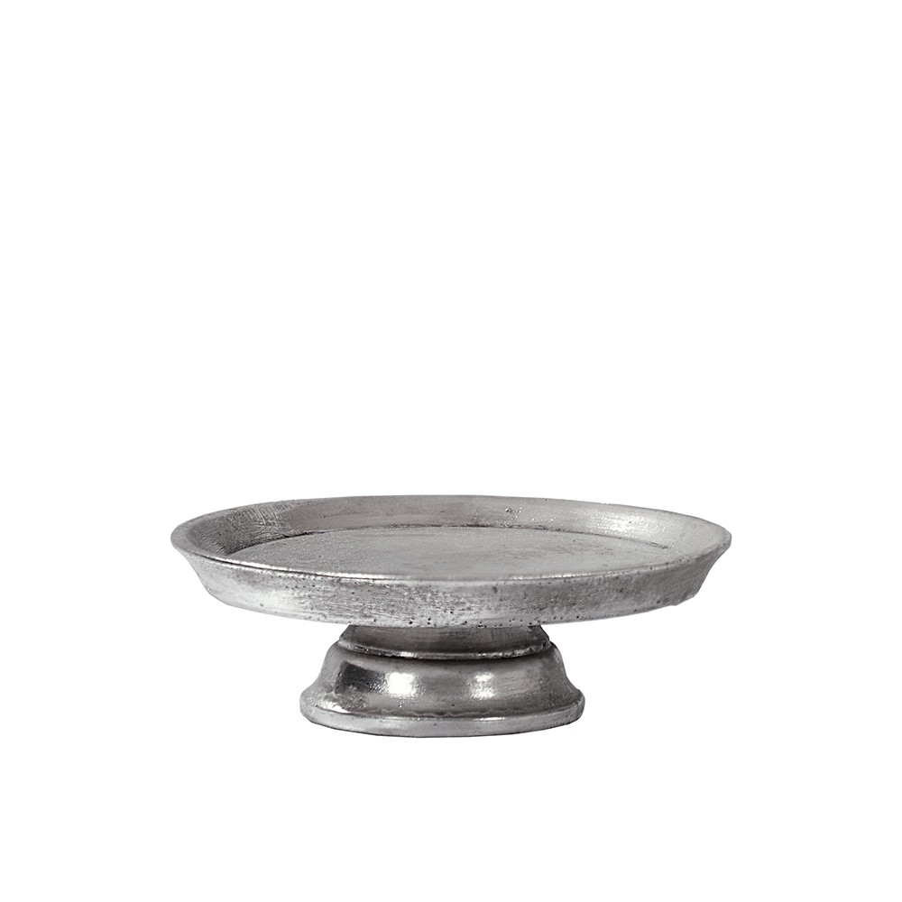 Cake stand αντ.ασημί, 35x11.5cm Zaros GA292