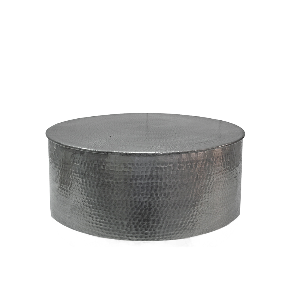 Σφυρήλατο Coffee table αλουμίνο μολυβί,90x37cm Zaros KS141-L