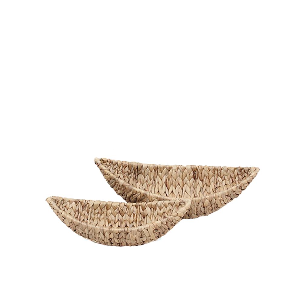Σετ/2 οβάλ μπώλ απο υάκινθο 36/44cm Zaros VT136
