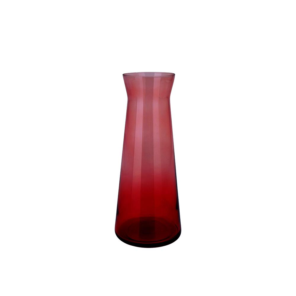 Καράφα 1.145ml, σε ντεγκραντέ κόκκινο χρ. 10x10x25 Zaros KZ274