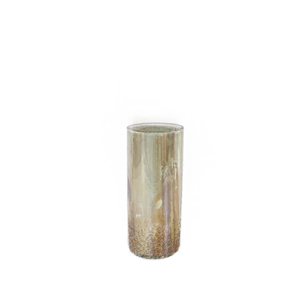 Γυάλινο φανάρι με ειδική υάλωση 8x15cm Zaros IN211
