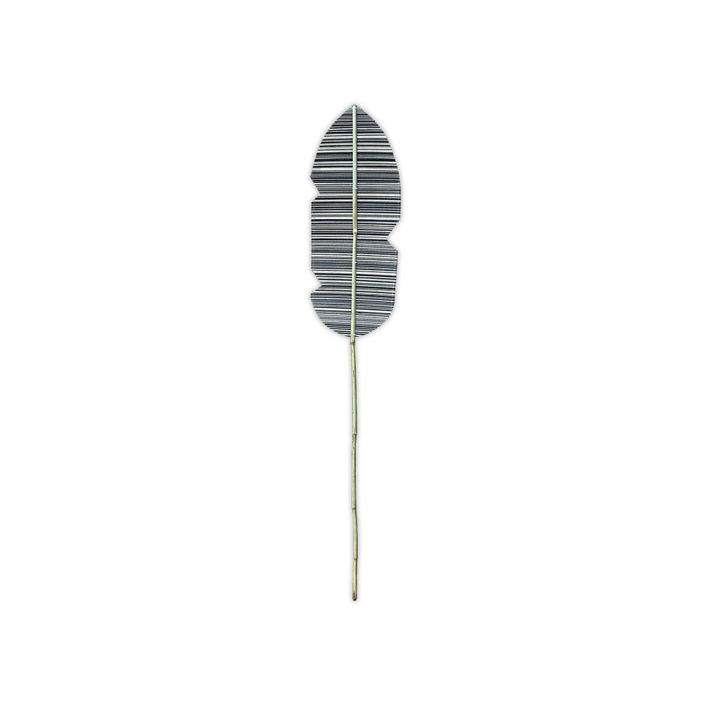 Διακοσμητικό φύλλο Bamboo φυσ./μαύρο χρ.,150cm Zaros VT161