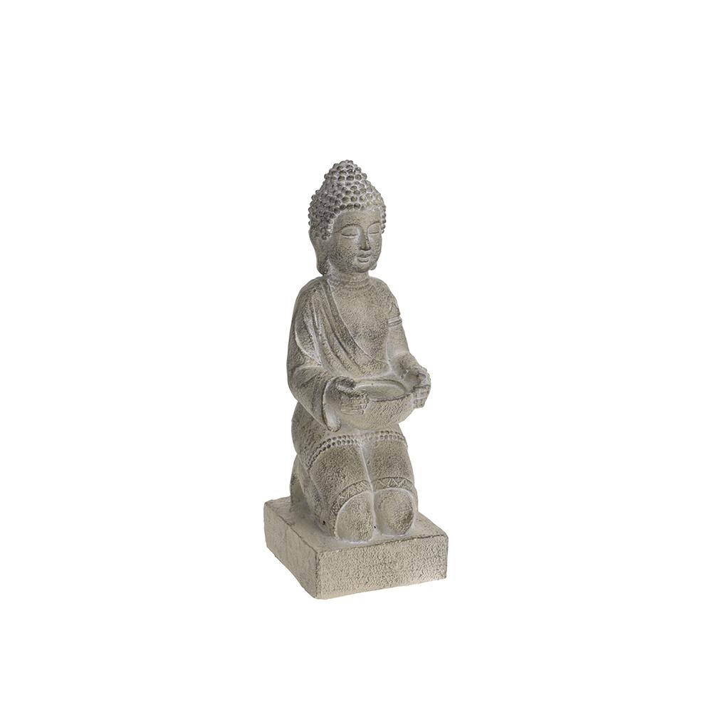 Διακοσμητικός γονατίστός Βούδας 42.5cm Zaros HE513