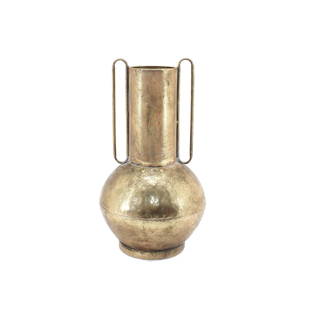 Μεταλλικος αμφορεας χρυσο χρ.,40cm Zaros HT663