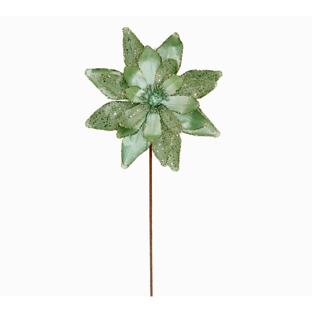 Gilttered Magnolia Slate Green,d.30cm Zaros AX860