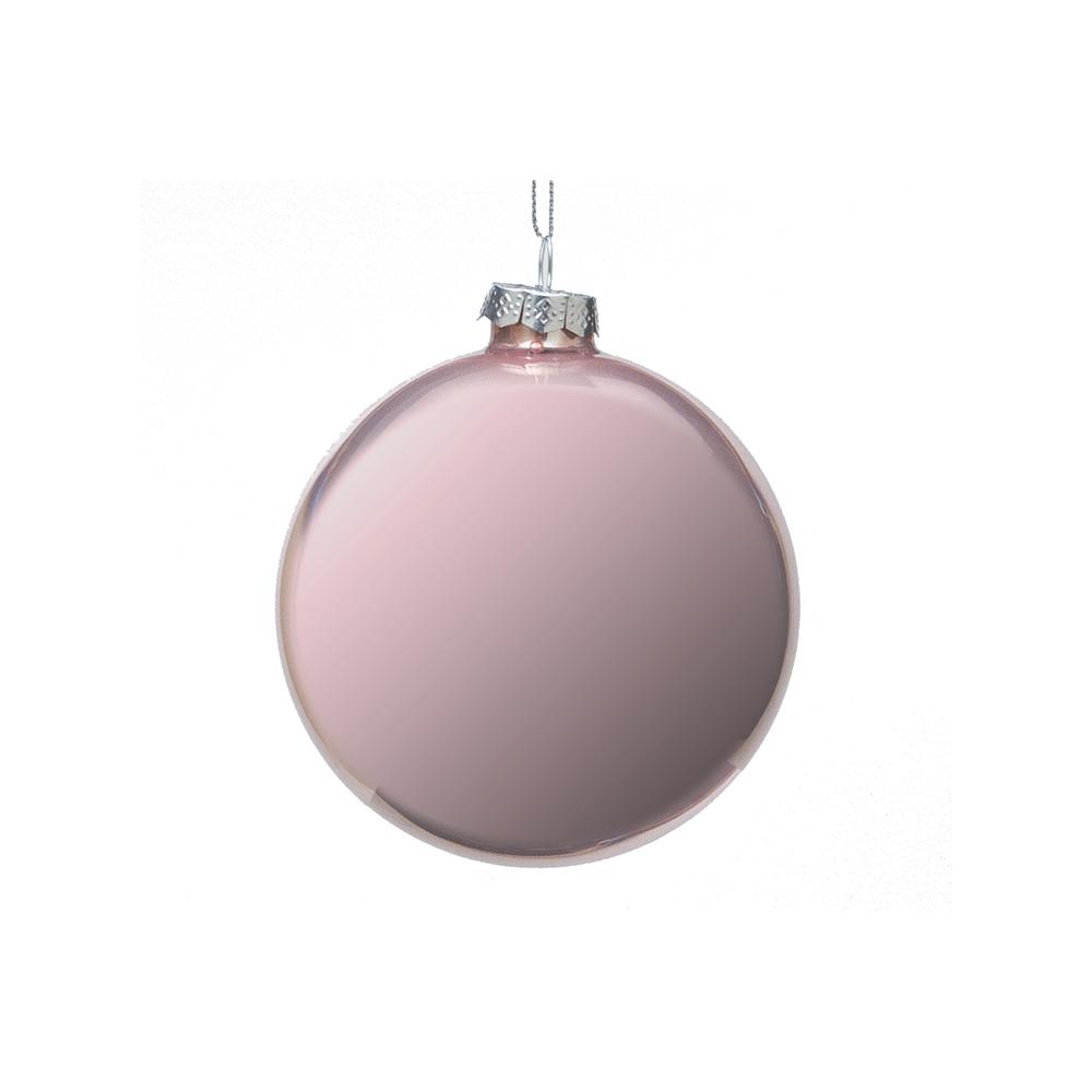 Glass Ball Pearl Pink,D.:10cm Zaros BL460