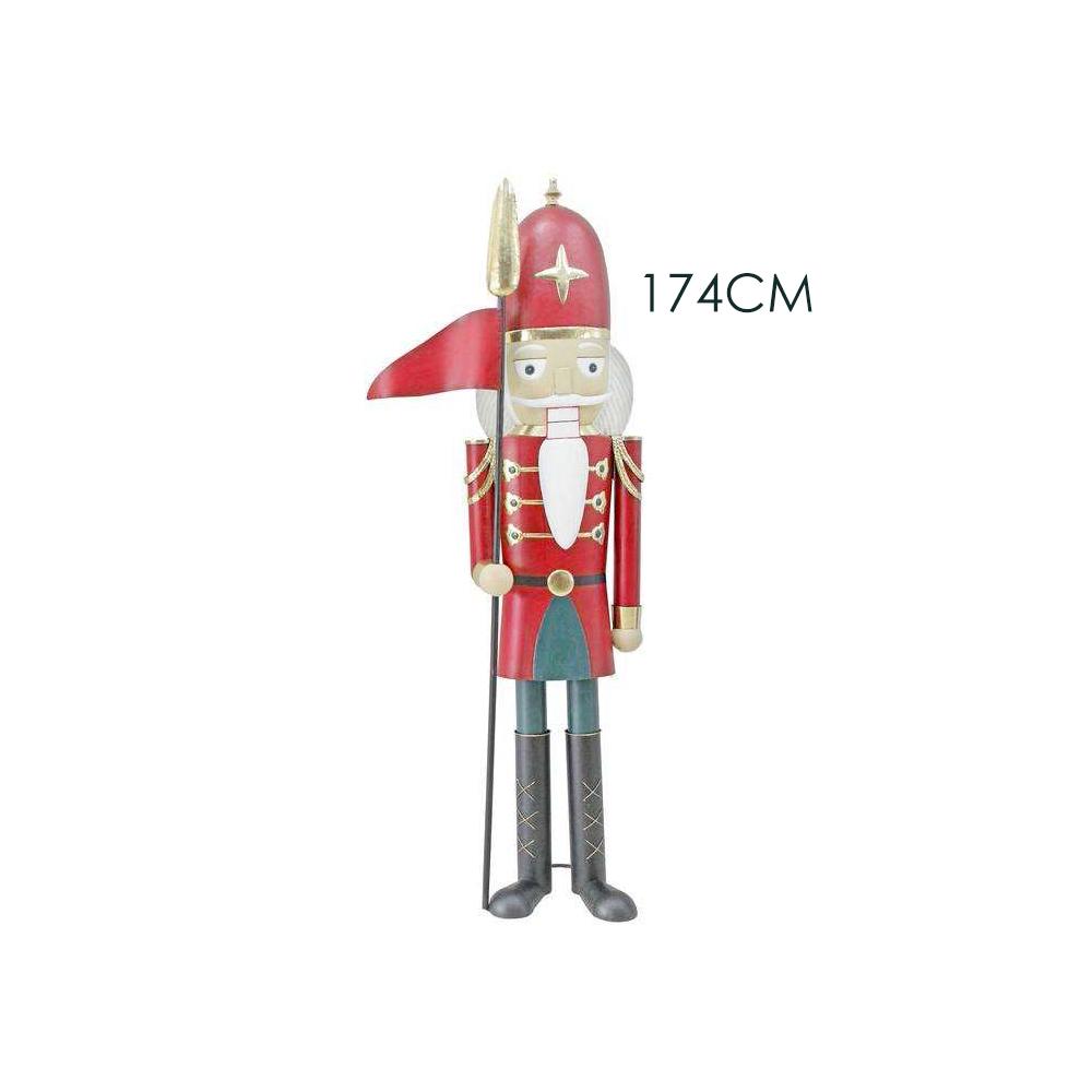 Καρυοθραύστης με σημαία κόκκινο,174cm Zaros HF161