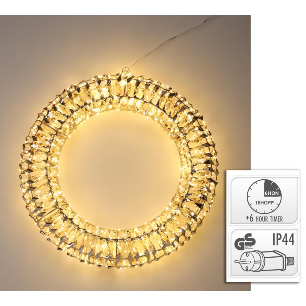Στεφάνι 50cm με 720led (IP44) Zaros WRT50