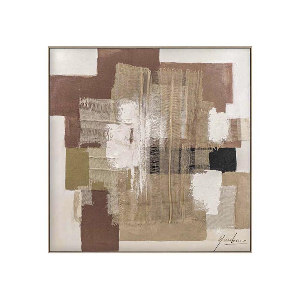 Hand paint & Γάζα 120x120cm Zaros PI375
