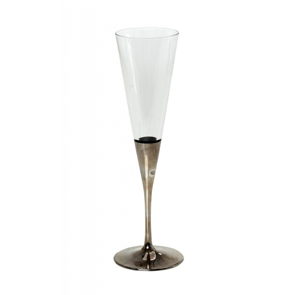 DIS. V-LINE PLATINE ΠΟΤΗΡΙ V CHAMPAGNE ΔΙΑΦ.-ΠΛΑΤΙΝΑ 150CC 4,5Χ22,5ΕΚ Espiel RAB122K6