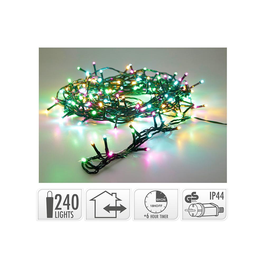 240Led-(IP44) 8 πρόγραμ., μνήμη,timer,πολυχρ.,18μ. 1800x x Zaros MF240L-N