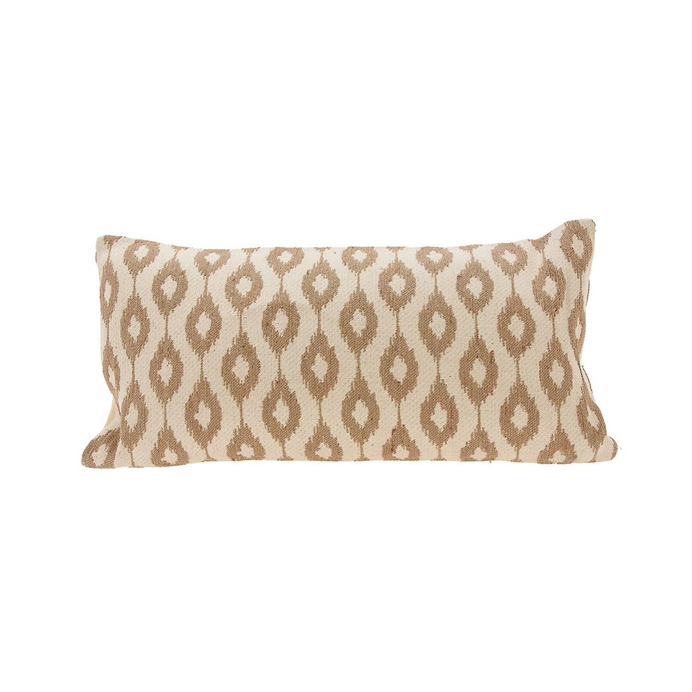 Μαξιλαρι γιούτα/cotton 60x30cm με φερμουάρ Zaros HE685