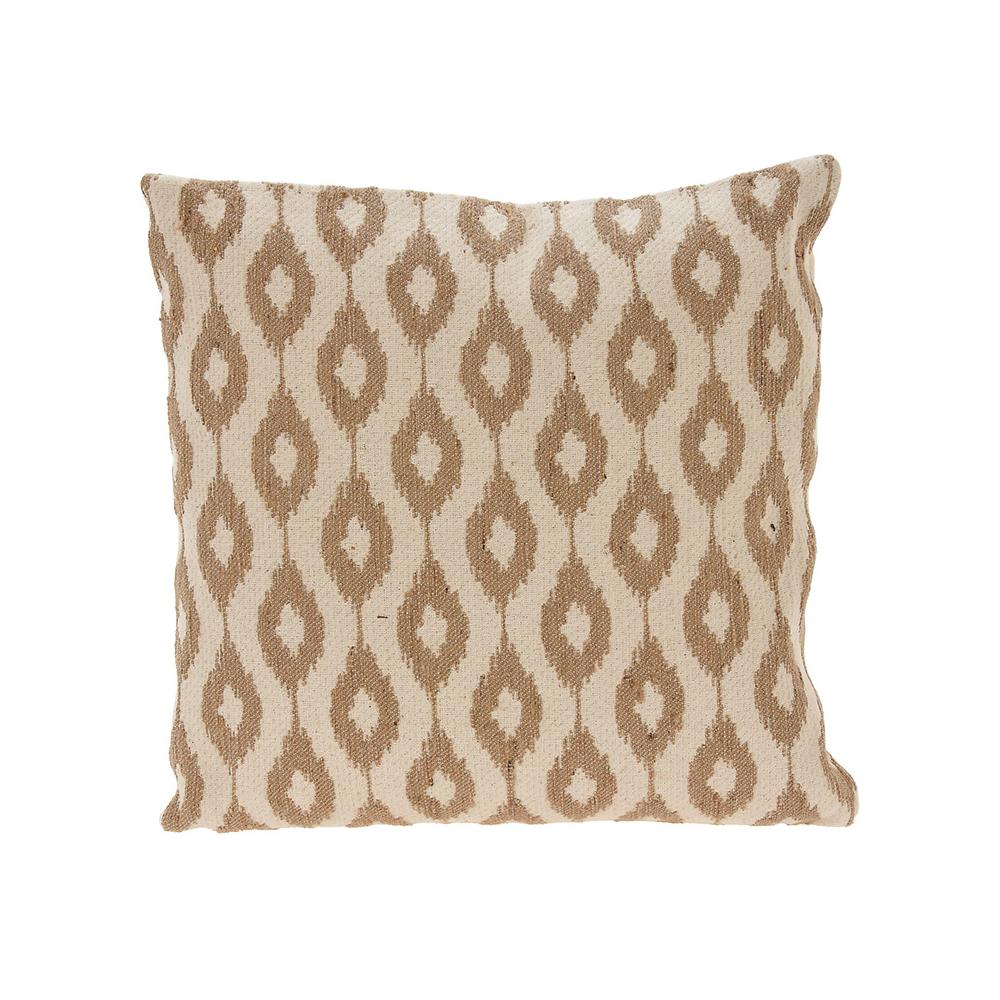 Μαξιλαρι γιούτα/cotton 45x45cm με φερμουάρ Zaros HE686