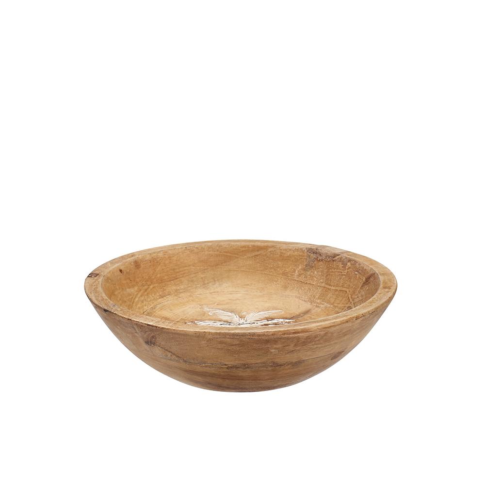 Μπολ mango με λευκό φοίνικα 23cm Zaros HE705