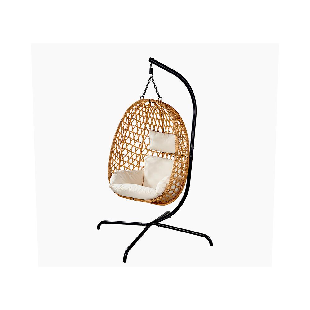 Κρεμαστή πολυθρόνα, συνθετικό rattan 105x195cm Zaros EP519