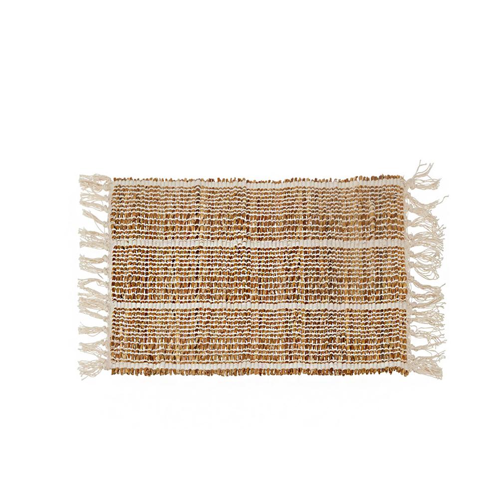 Σουπλά από Seagrasss με κρόσσι 42x30cm Zaros KZ372
