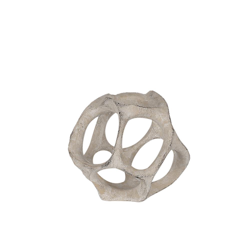 Διακοσμητική σφαίρα από ρητίνη δ.15cm Zaros CT479