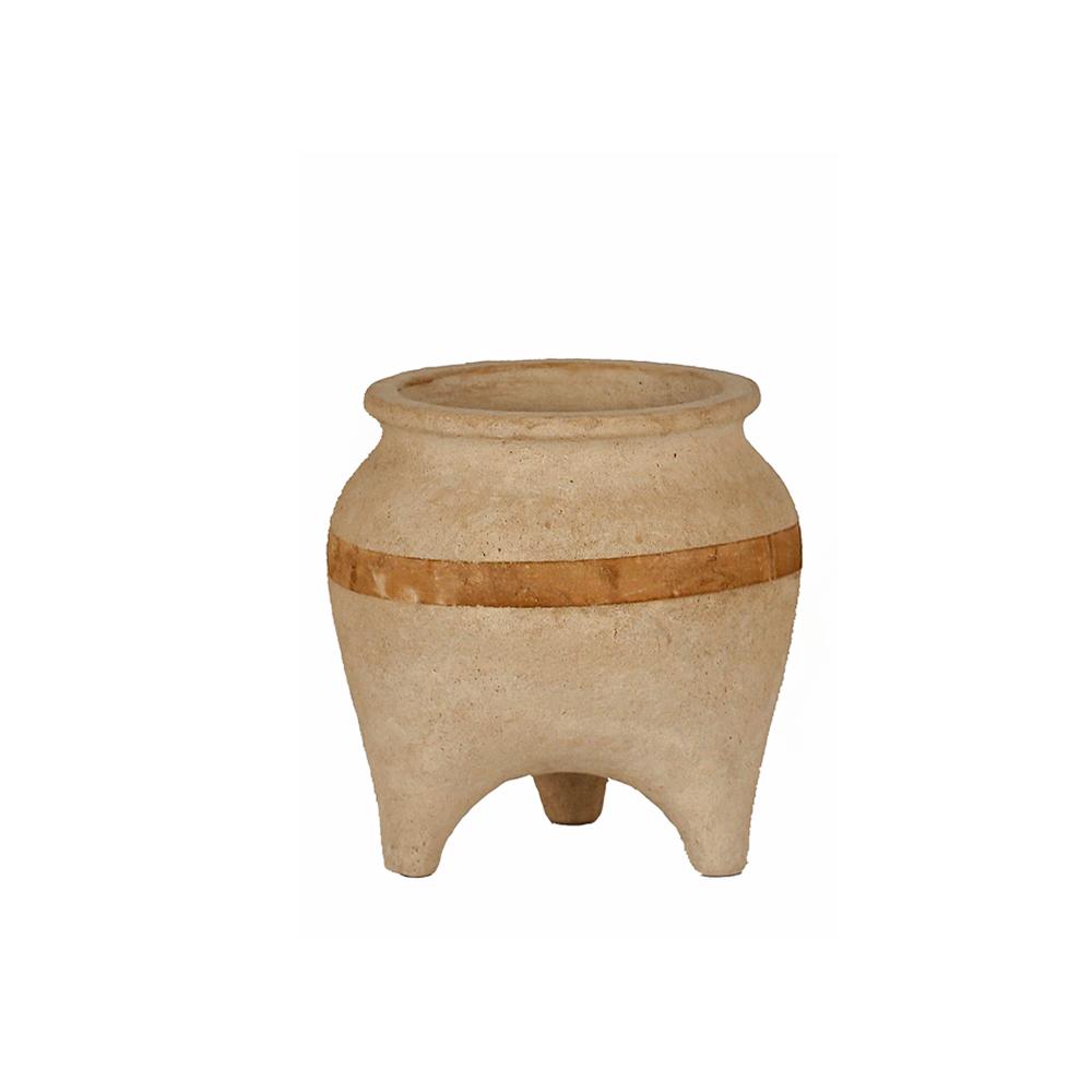 Κασπό terracotta σε Mινωικό σχ.21,cm 21x21x21 Zaros CT481