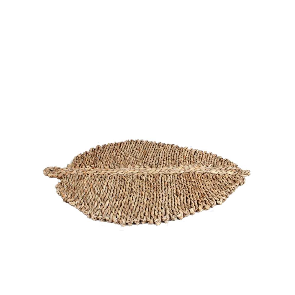 Στρογγυλό σoυπλά από seagrass δ.35cm Zaros VT185