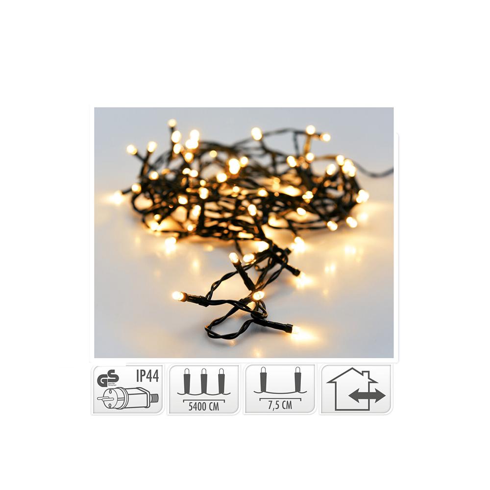720LED indoor/outdoor,πράσινο/θ.λευκό,54 μ. Zaros STR720MF